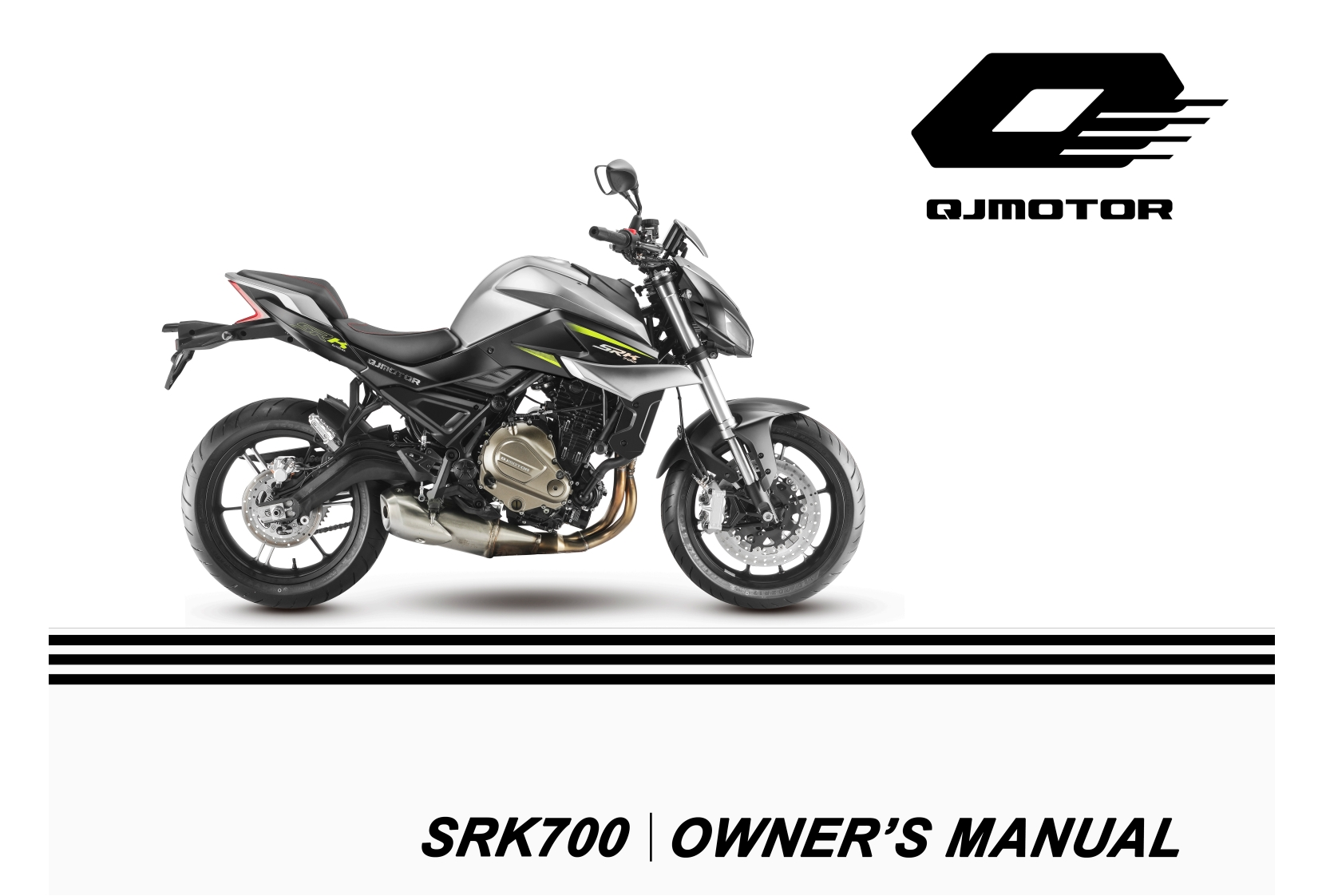 (SRK700)QJ700-8A摩托车驾驶与保养说明书手册