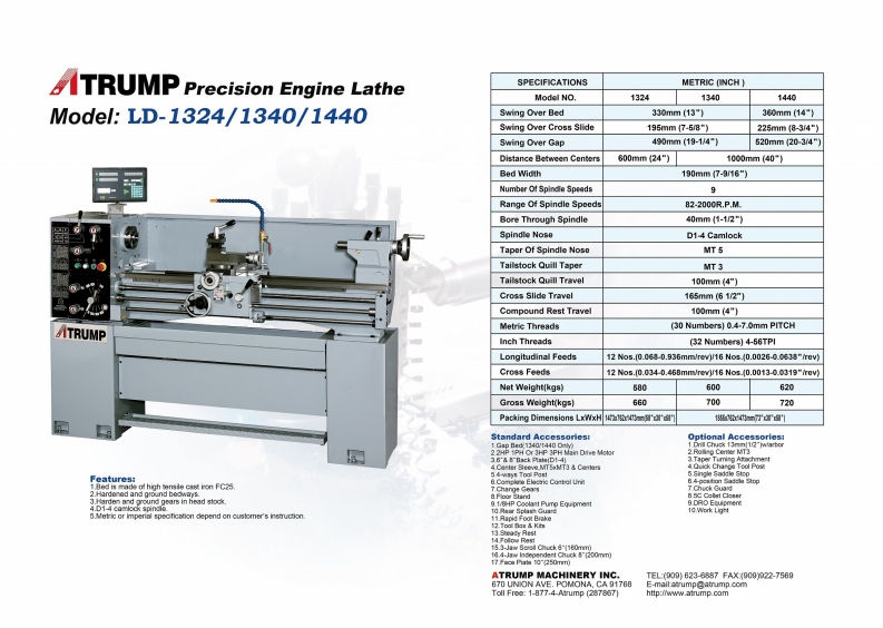 (安装调试说明书手册Lathe)LD1340-1440-1640-1660