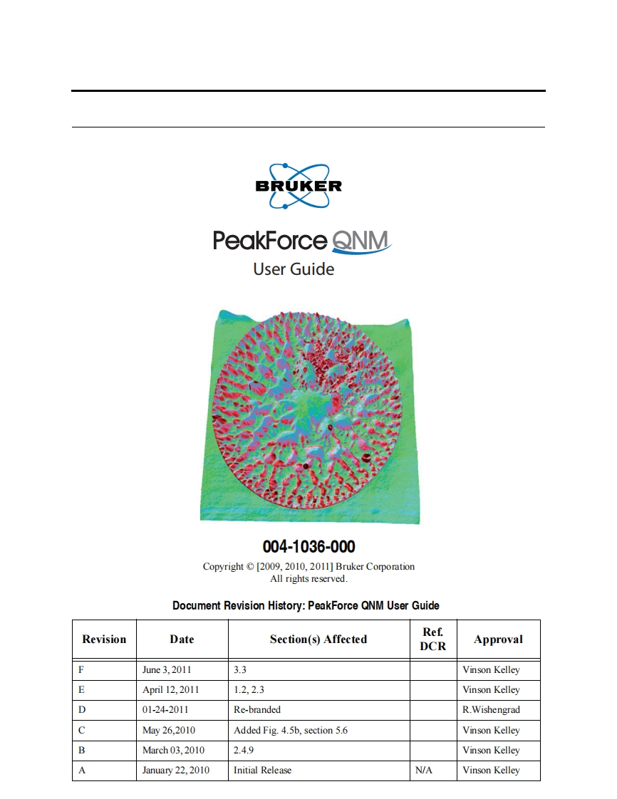 004-1036-000-PEAKFORCE-QNM-USERS-GUIDE操作说明书手册-F