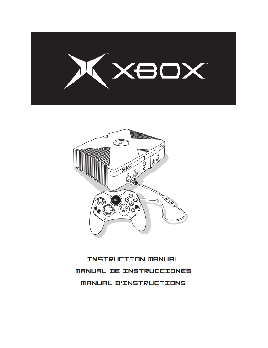 01_Microsoft_Xbox_(NTSC)-使用说明书手册