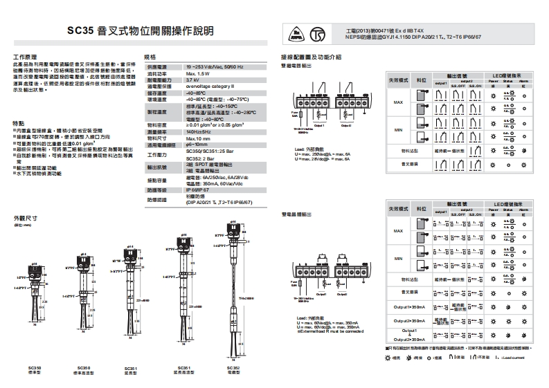 08-SC35音叉式物位開關操作說明