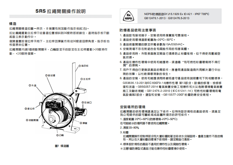 08-SRS拉繩開關操作說明