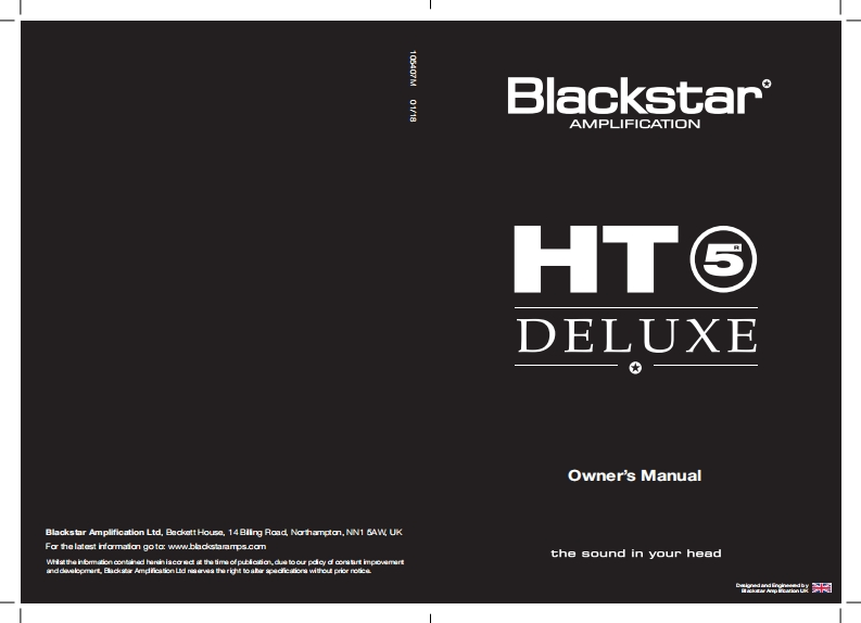 105407M-1-HT-5-DELUXE-操作说明书手册