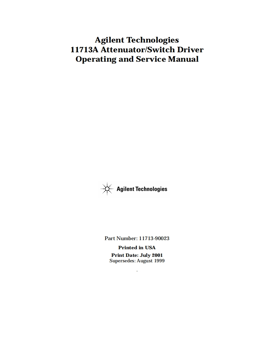 11713A_-_Operating_and_Service_Manua维修维护手册l