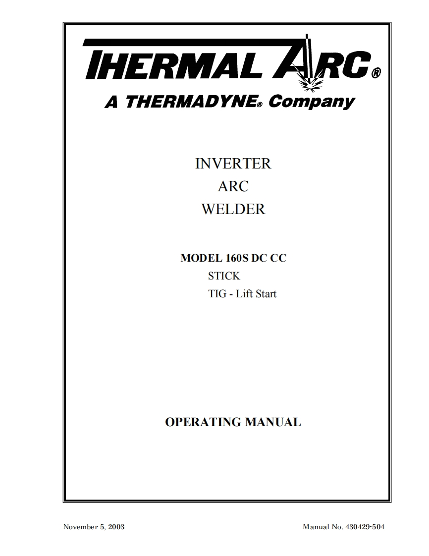 143_ThermalArc160S