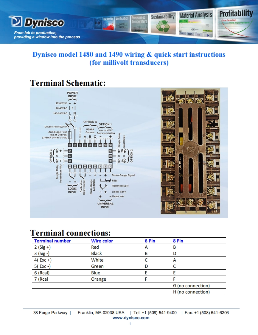 1480-1490WiringandQuickStartGuide