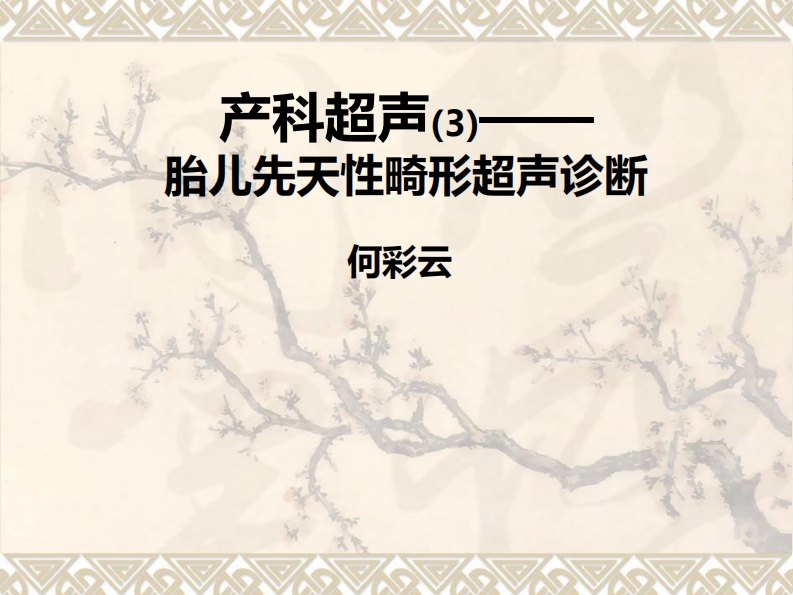 17.产科超声课件胎儿畸形