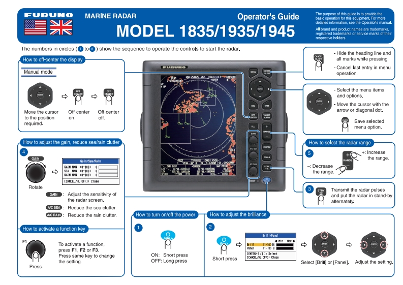 1835快速操作说明书手册