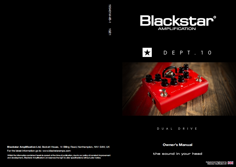 195401M-VB-1-DEPT-10-DUAL-DRIVE-操作说明书手册