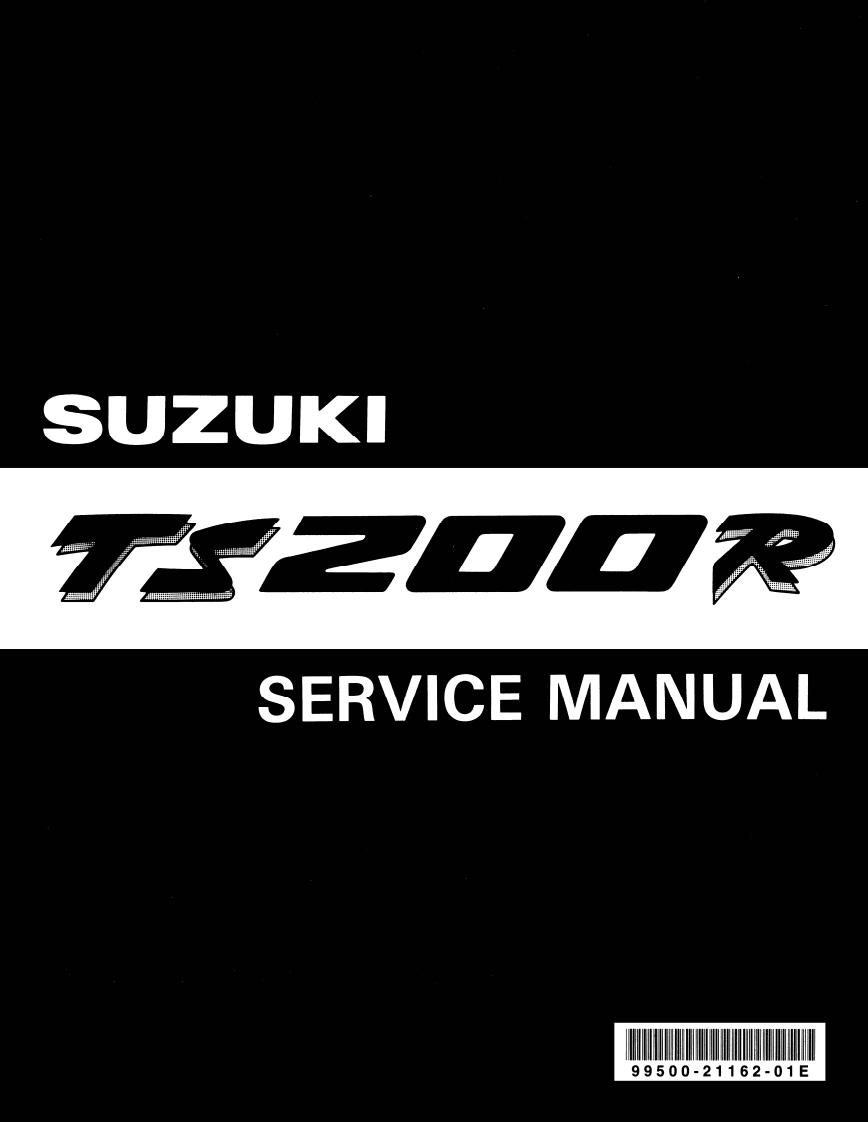 1991-1993SuzukiTS200RServiceManual摩托车维修手册