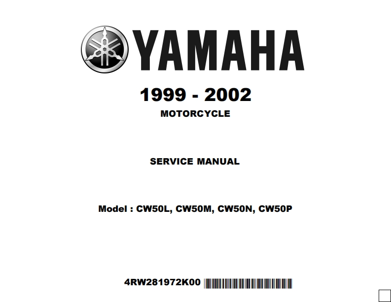 1999-2002_Yamaha_Zuma_CW50_摩托车维修手册