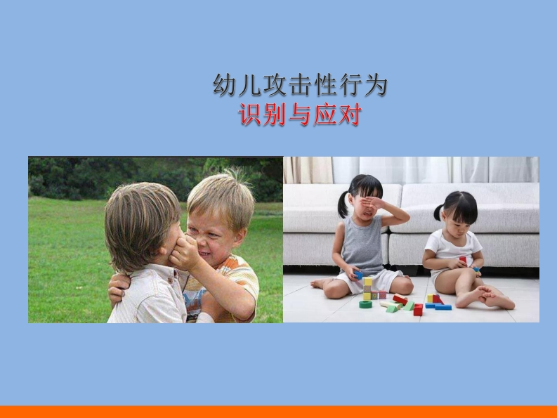 2.1幼儿攻击性行为识别与应对