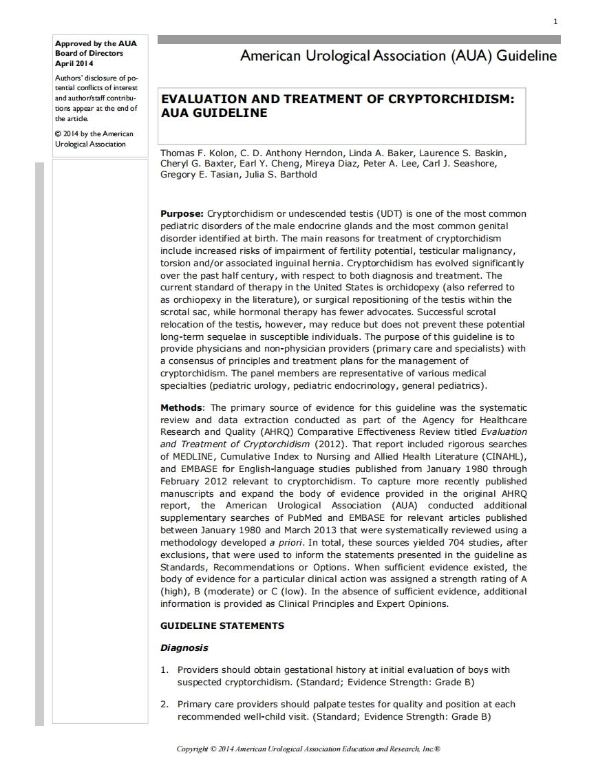 2014-AUA-Cryptorchidism