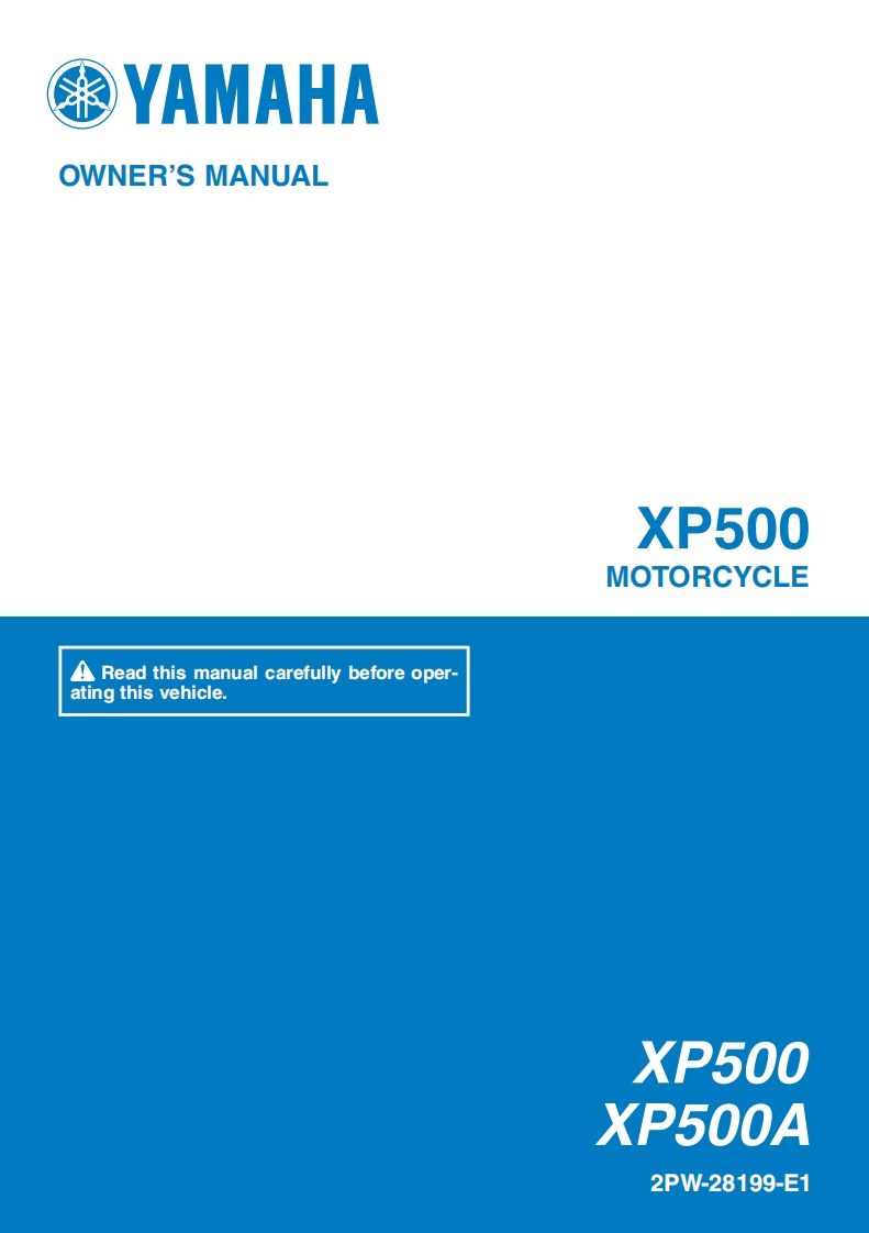 2016_en_user_manual_Yamaha_Tmax_530_XP500驾驶与日常维护保养手册