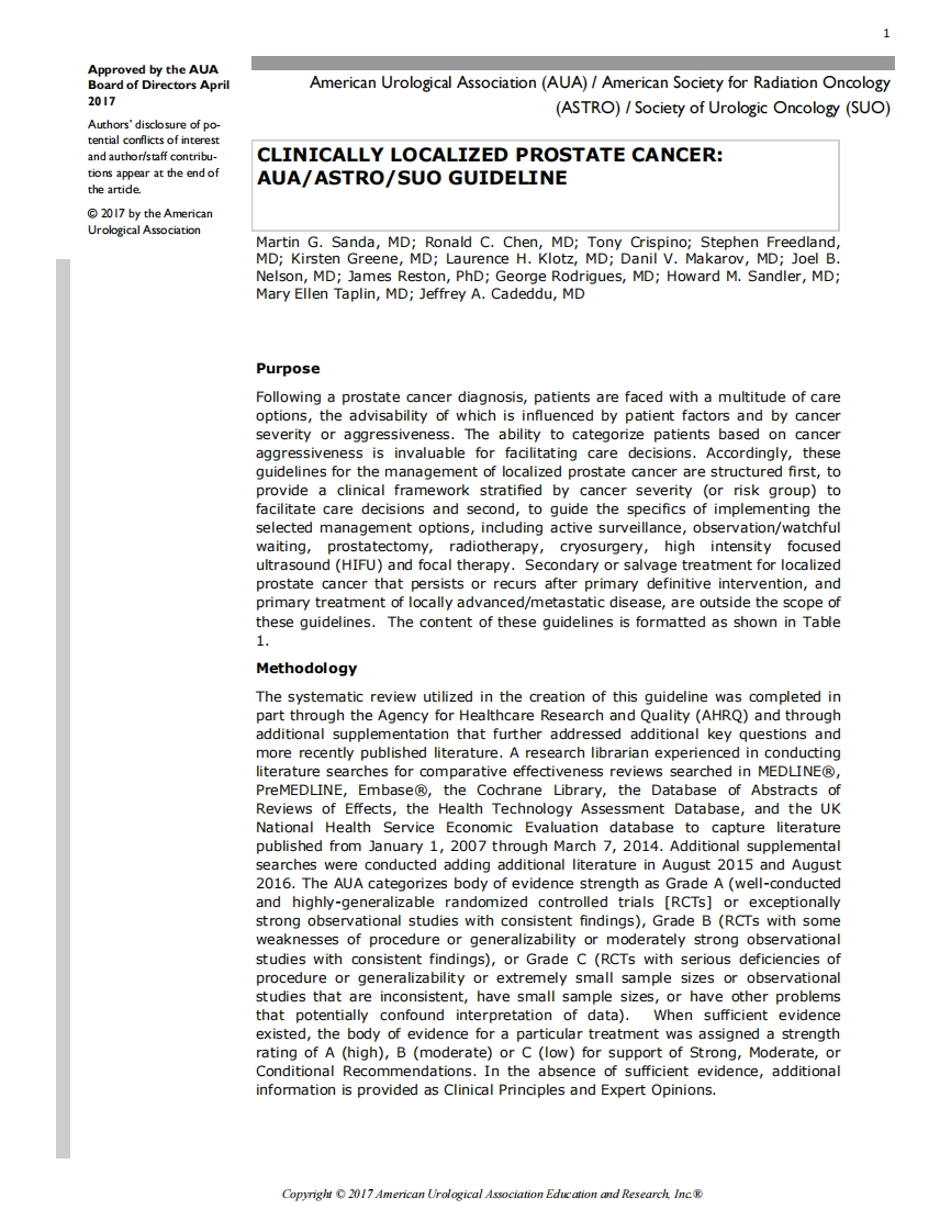 2017-AUA-Clinically-Localized-Prostate-Cancer