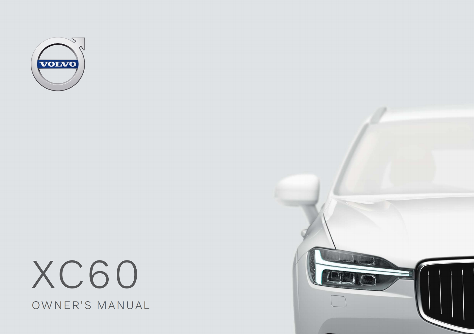 2020VolvoXC60驾驶与日常维护保养说明书手册US