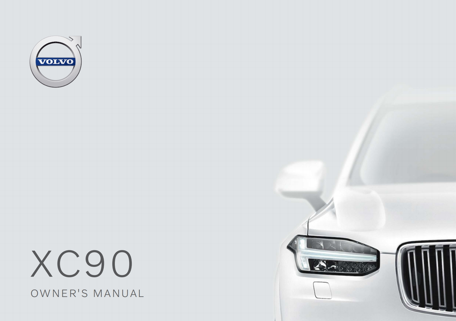 2020VolvoXC90驾驶与日常维护保养说明书手册