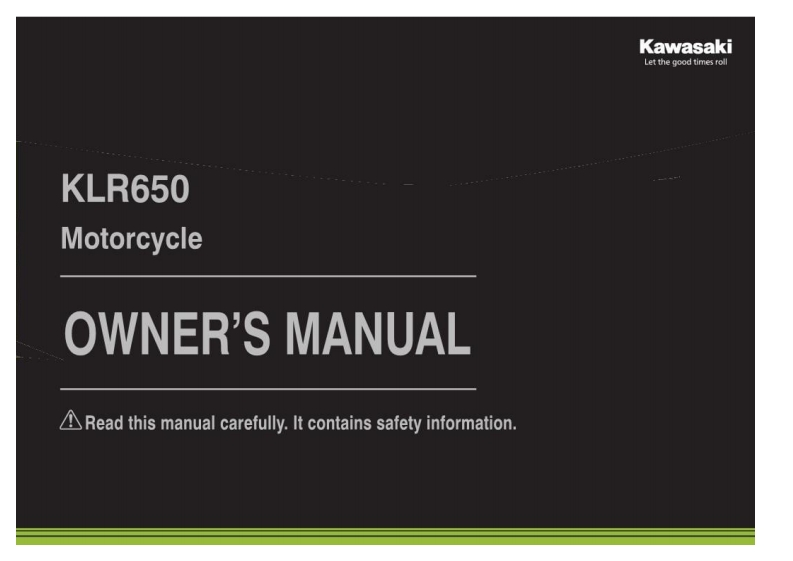 2021-Kawasaki-KLR650-EFI-3rd-gen-manual-pdf-compressed摩托车驾驶与日常维护保养手册
