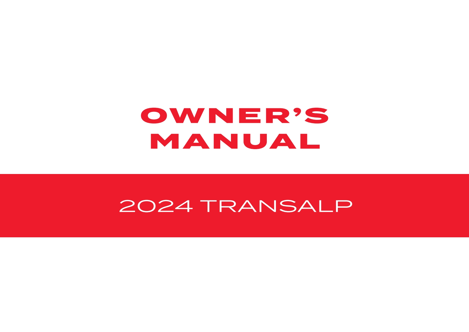 2024-Honda-XL750-Transalp-USA-manual摩托车驾驶与日常维护保养手册