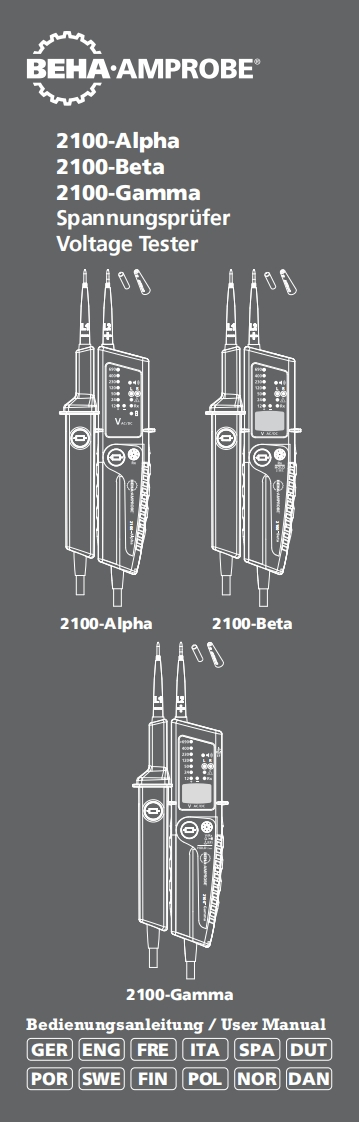 2100-ALPHA_BETA_GAMMA_使用说明书手册