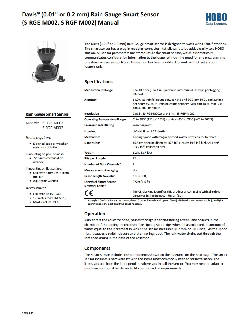 21333-DS-RGEF使用说明书手册
