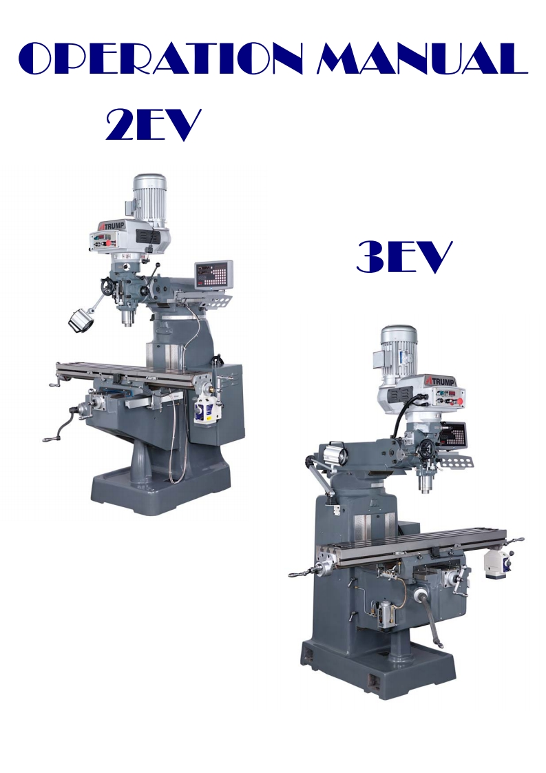 2EV3EVOPERATIONMANUAL安装调试说明书手册