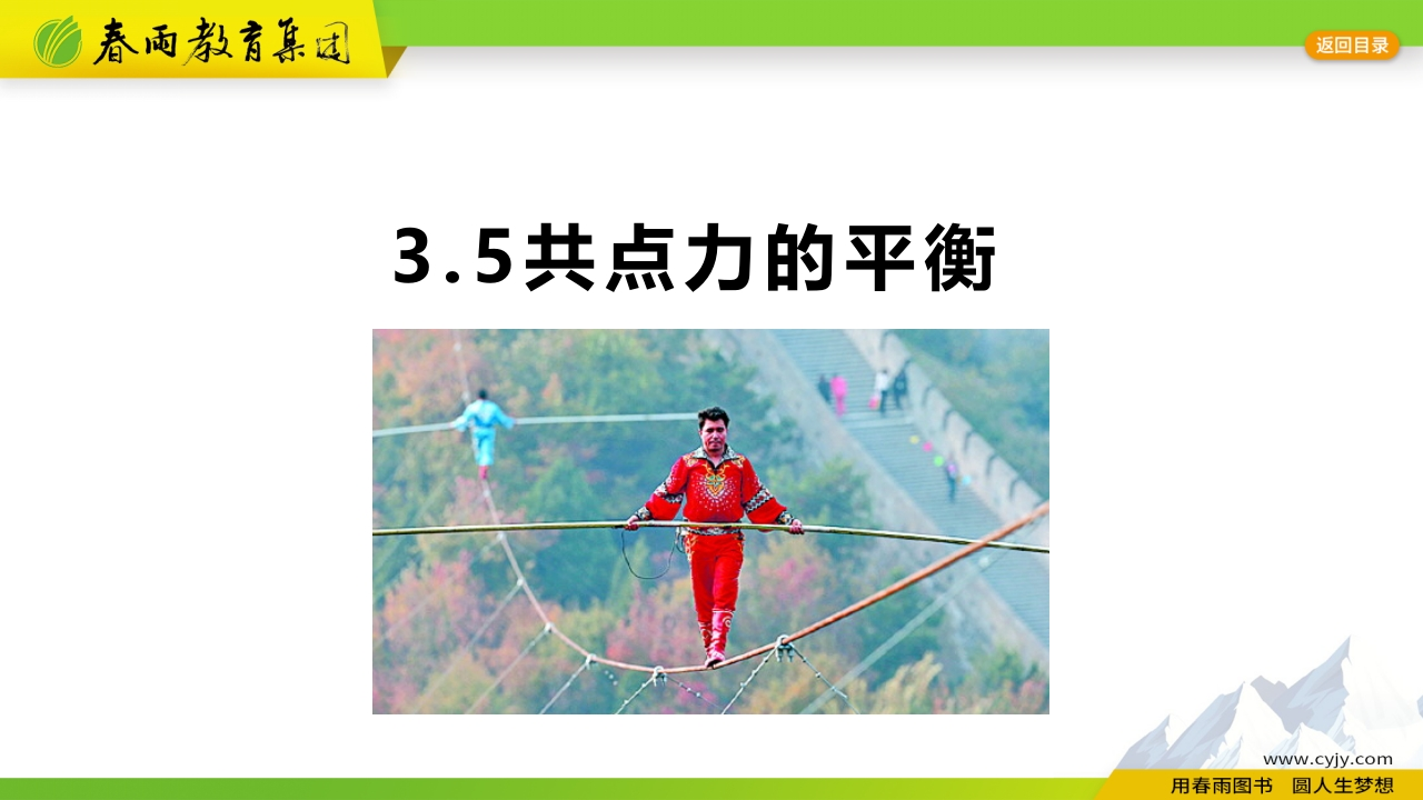 3.5共点力的平衡