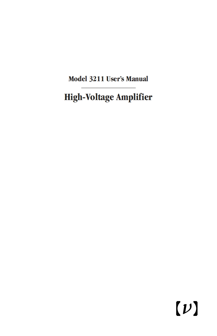 3211-操作说明书手册-RevB