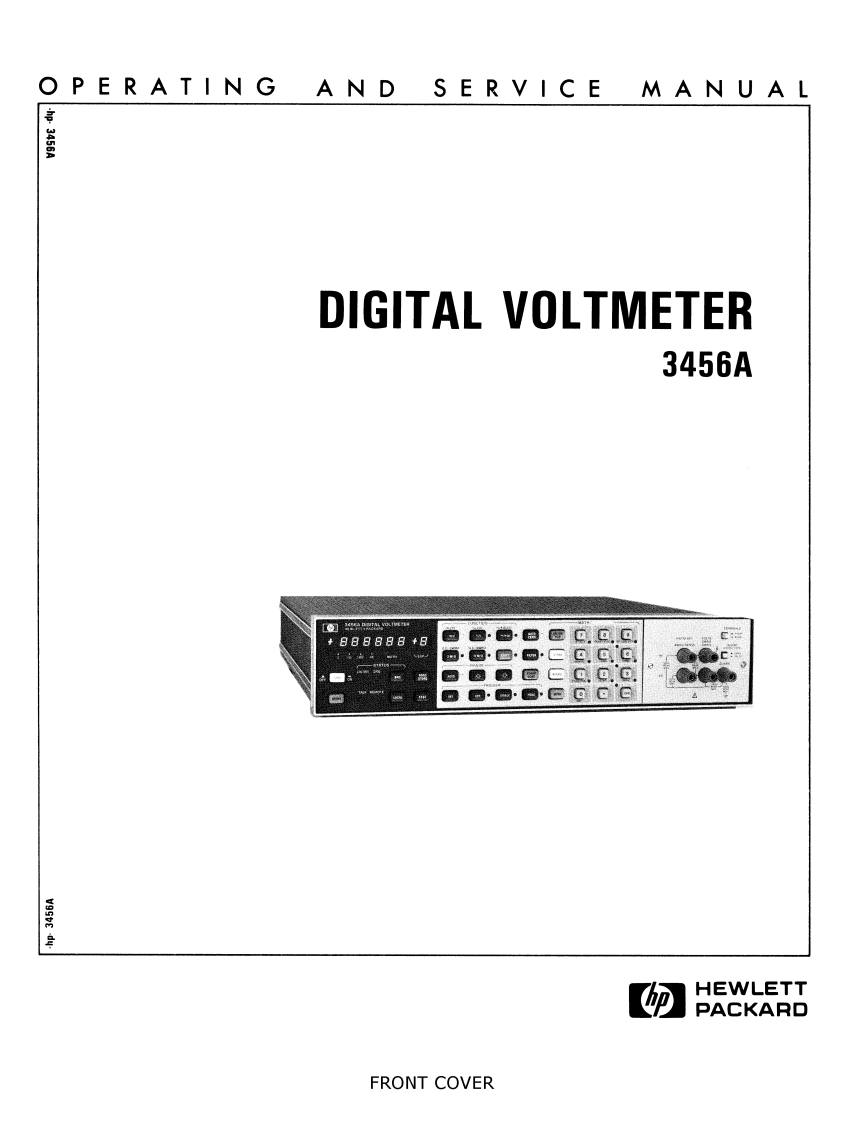 3456a_op_and_service_high_res维修操作说明书手册