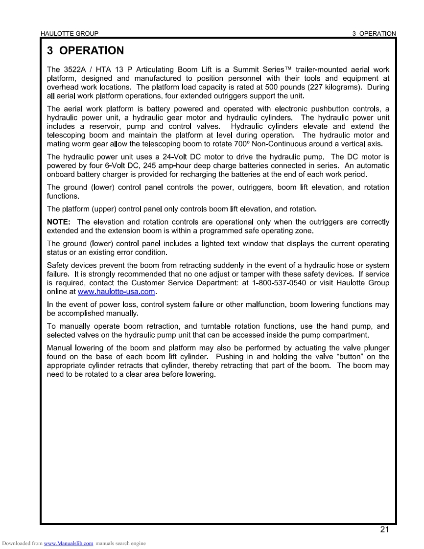 3522operations操作与维护手册