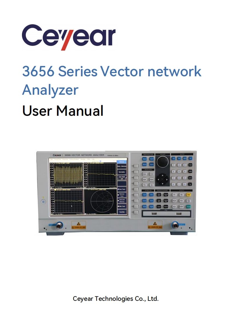 3656-Series-Vector-network-Analyzer-操作说明书手册