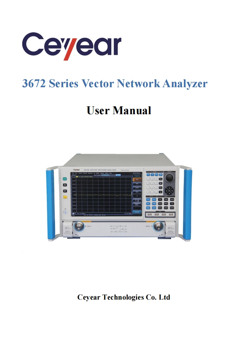 3672-Series-Vector-Network-Analyzer-操作说明书手册