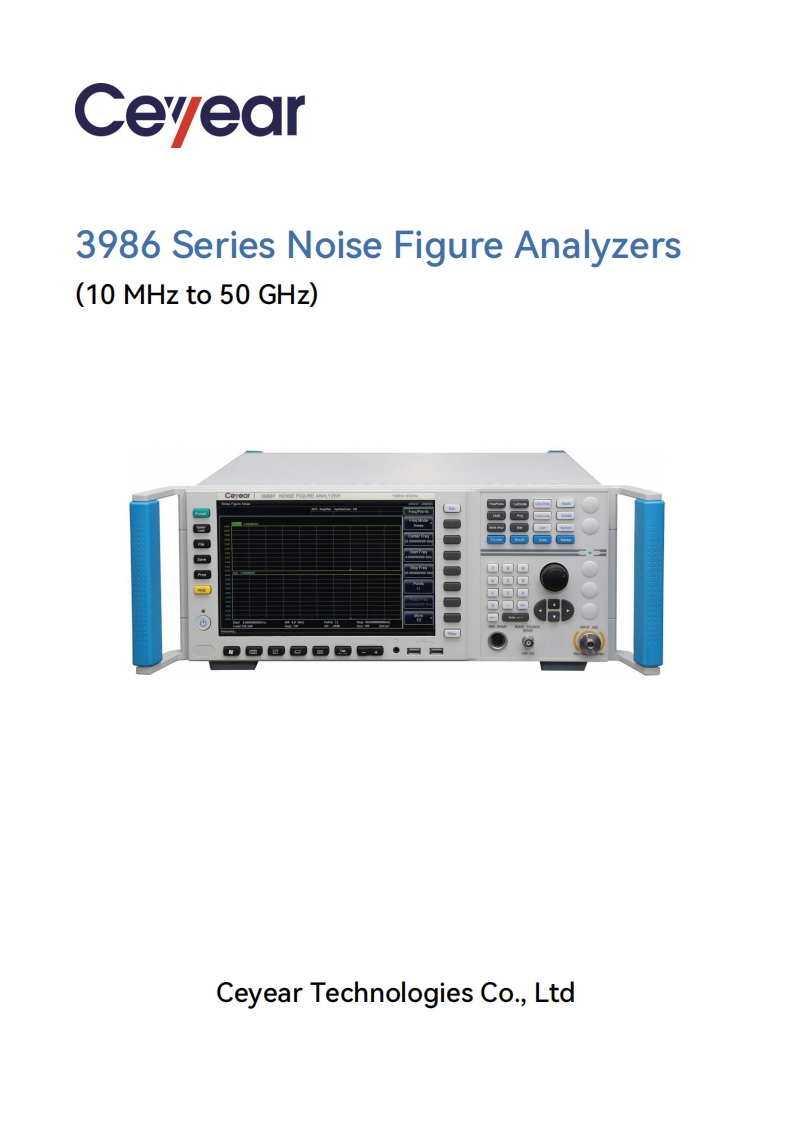 3986-Series-Noise-Figure-Analyzer-规格参数手册