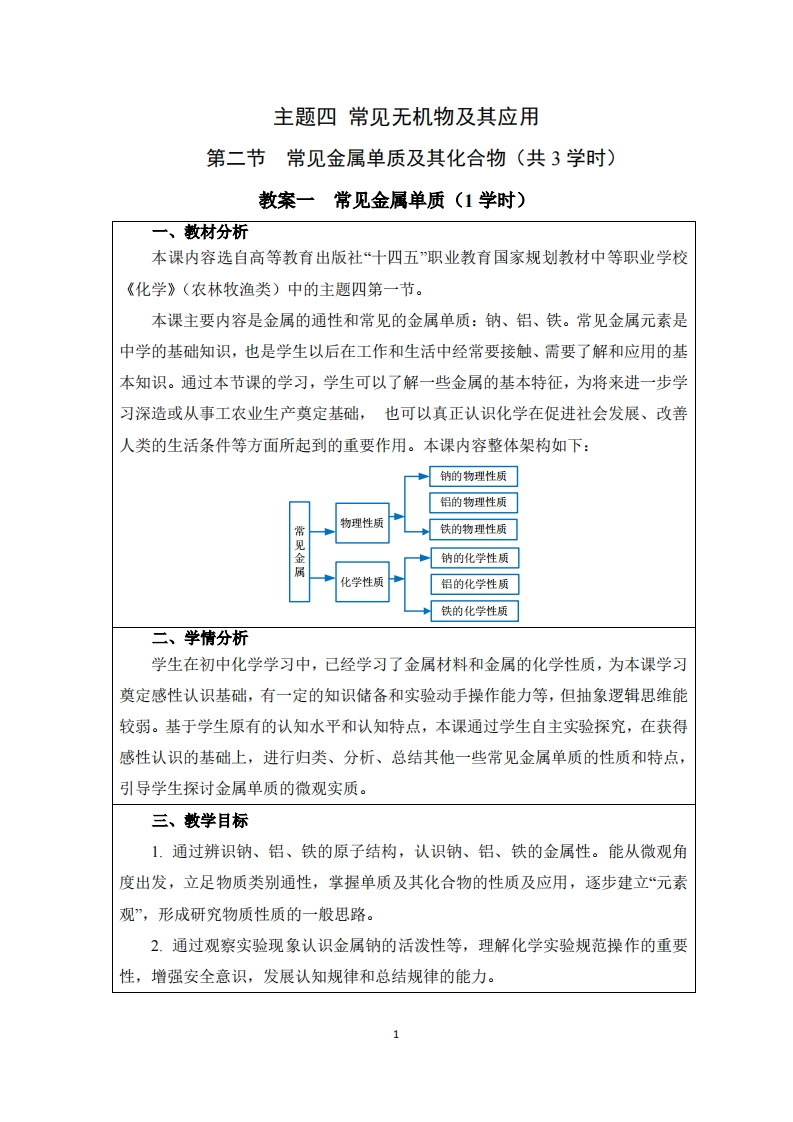 4-2-1常见的金属单质