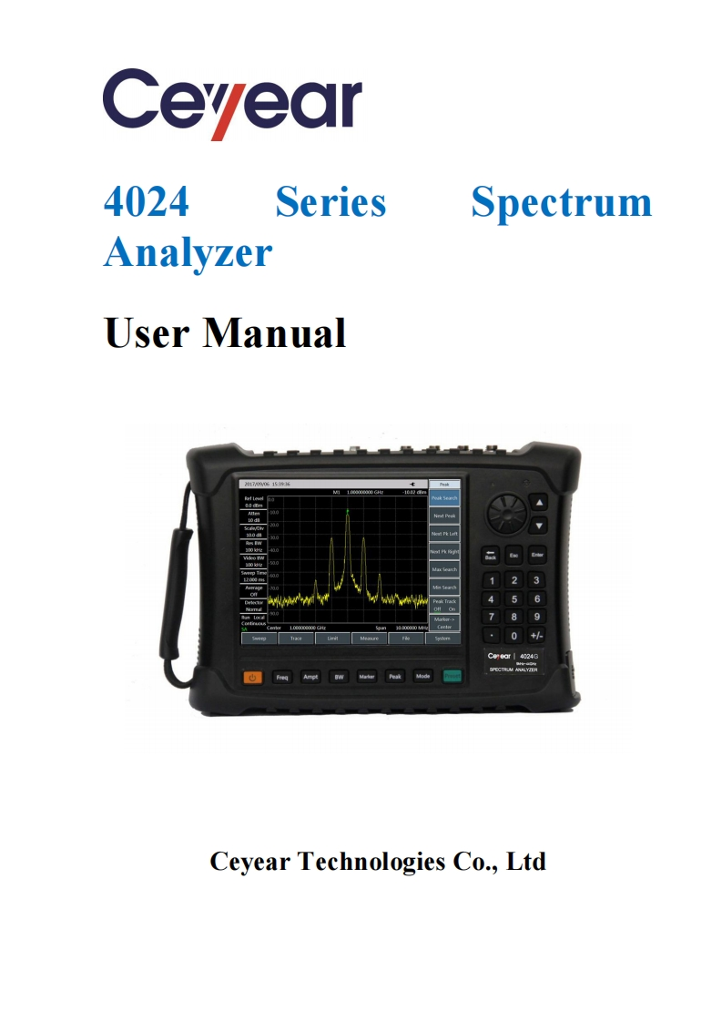 4024-Series-Spectrum-Analyzer-操作说明书手册