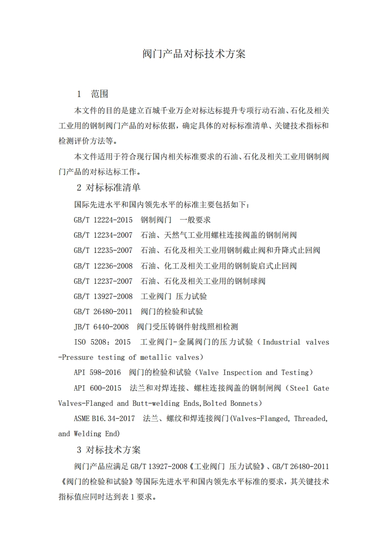 45_阀门产品对标技术方案