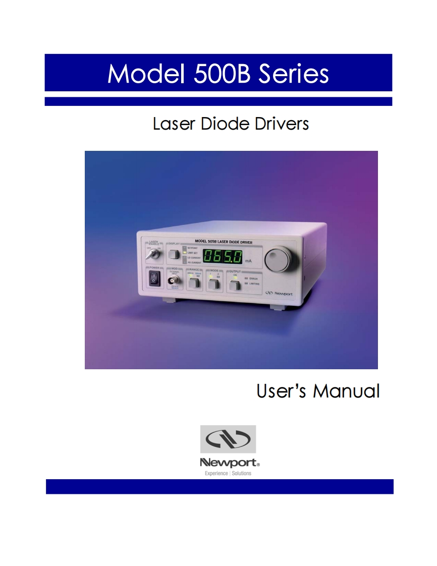 500B-LDD-Users-操作说明书指南