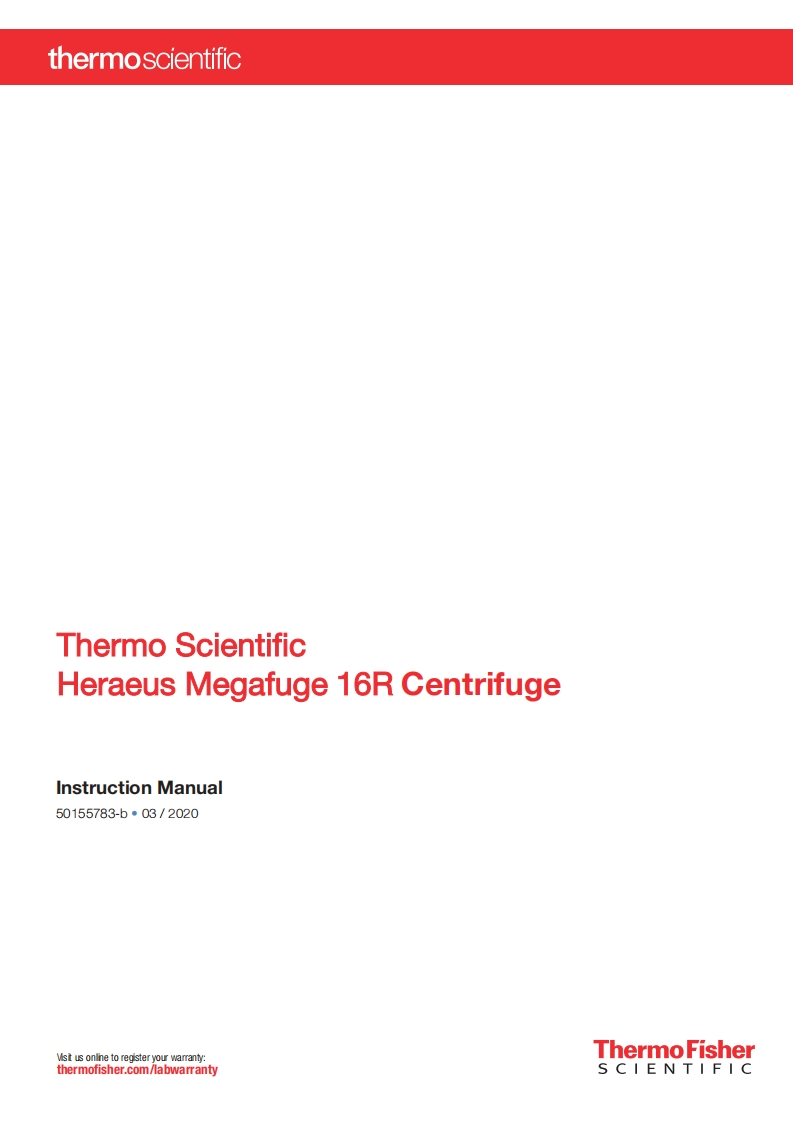 50155783-b-Thermo-Scientific-Heraeus-Megafuge-16R-en操作说明书手册