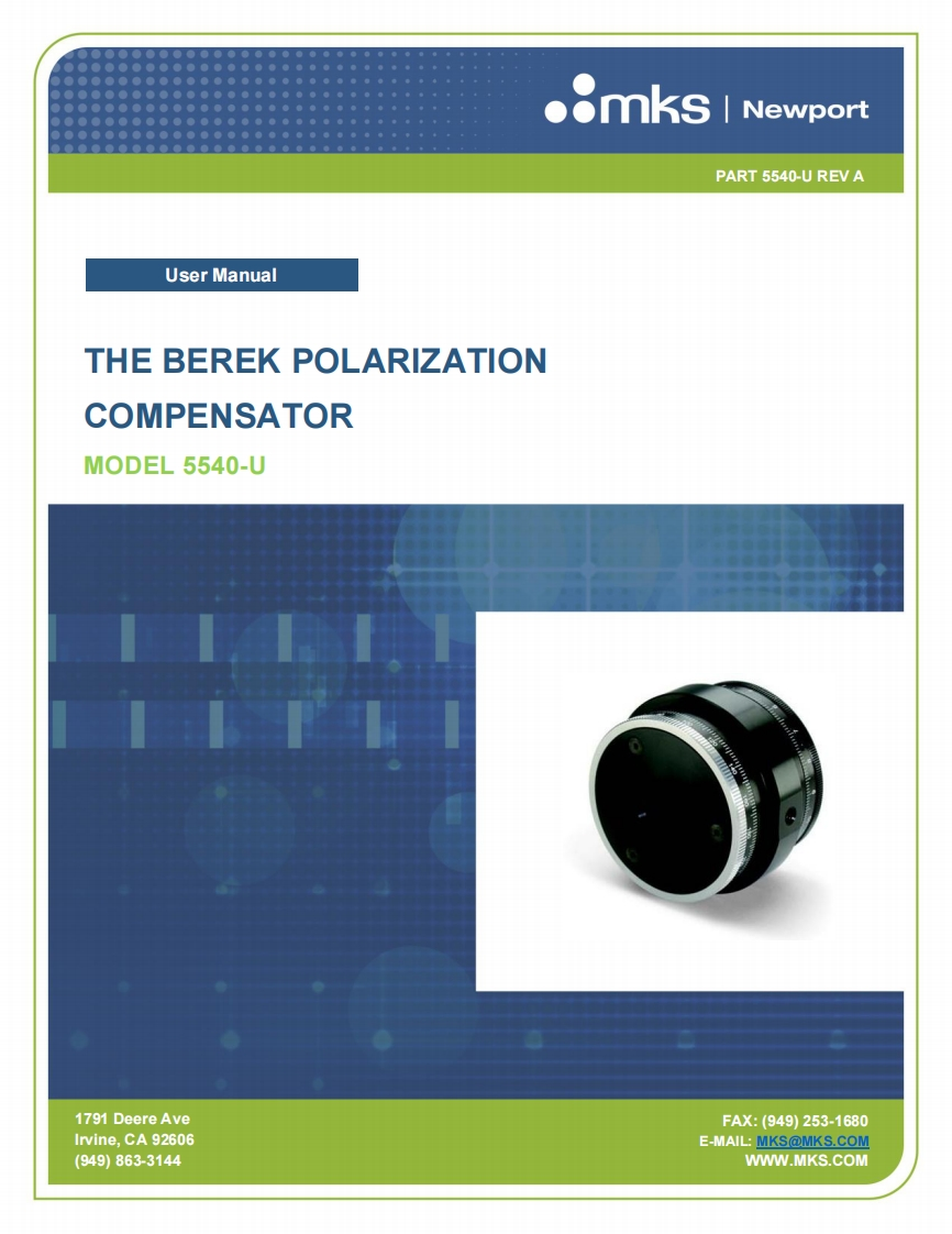 5540-Bereks-Waveplate-操作说明书手册-US-2025
