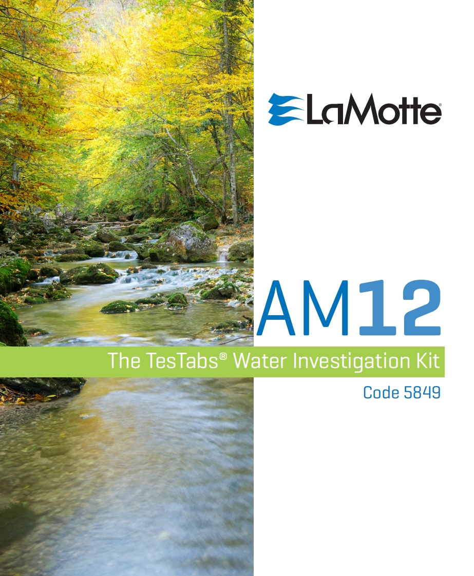 5849TesTabWaterInvestigationKit使用说明书手册