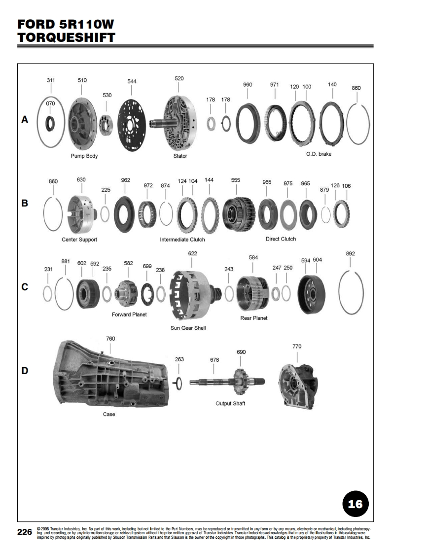 5r110wshema变速箱维修手册