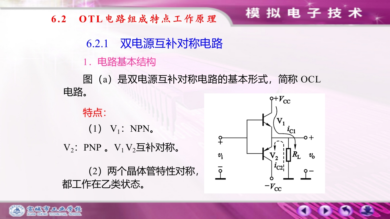 6.2互补对称功率放大器新质力文库 - 聚焦新质生产力发展的数字化知识库_行业洞察 / 理论成果 / 实践指南免费下载新质力文库