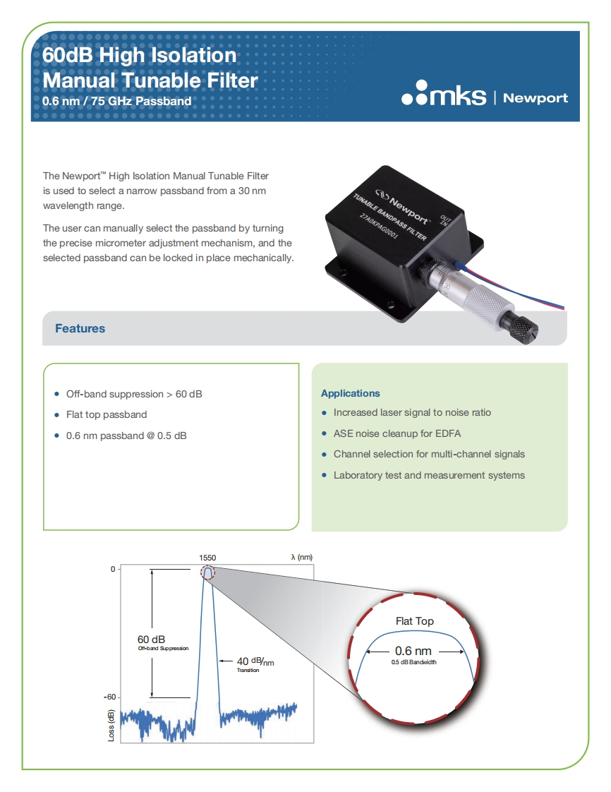 60dB-操作说明书指南-Tunable-Filter-DS
