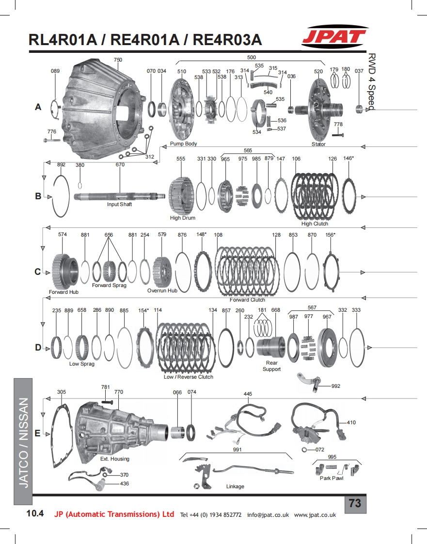 63Nissan1BRL4R01ARE4R03ARG4RO1A