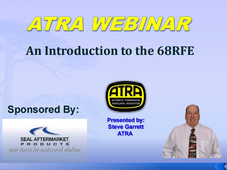 68rfe-变速箱维修手册repair