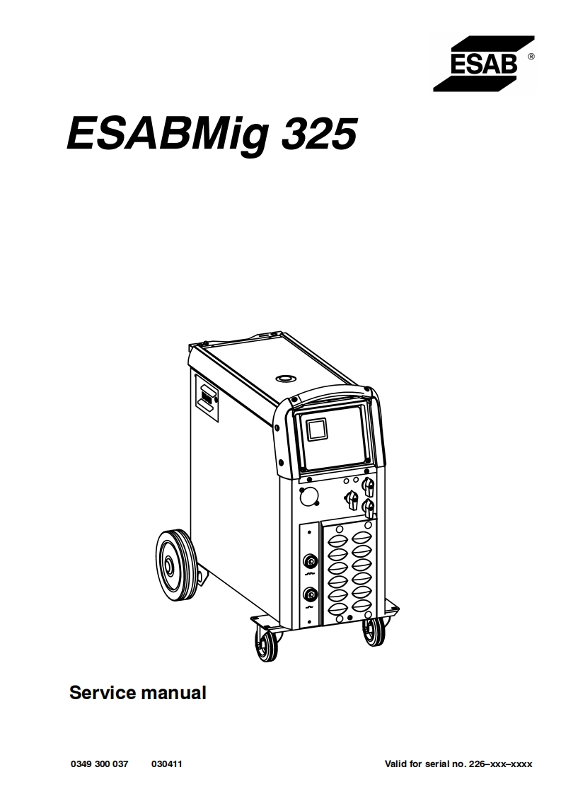 6_ESAB_Mig_325维修手册-找手册网