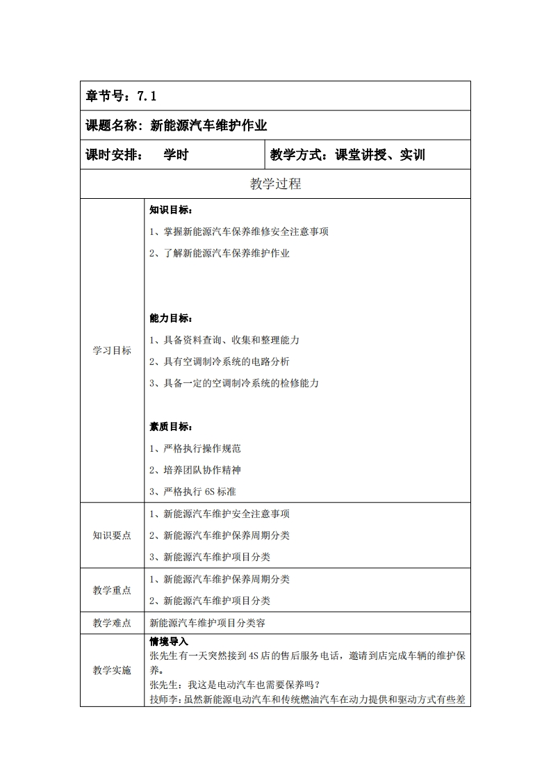 7.1_新能源汽车维护作业