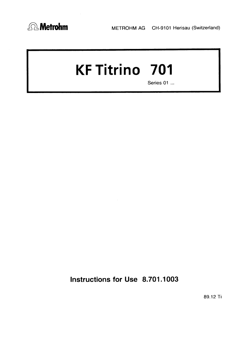 701-KF-User-操作说明书手册