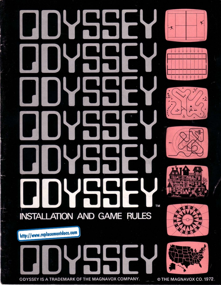 72_Magnavox_Odyssey-使用说明书手册