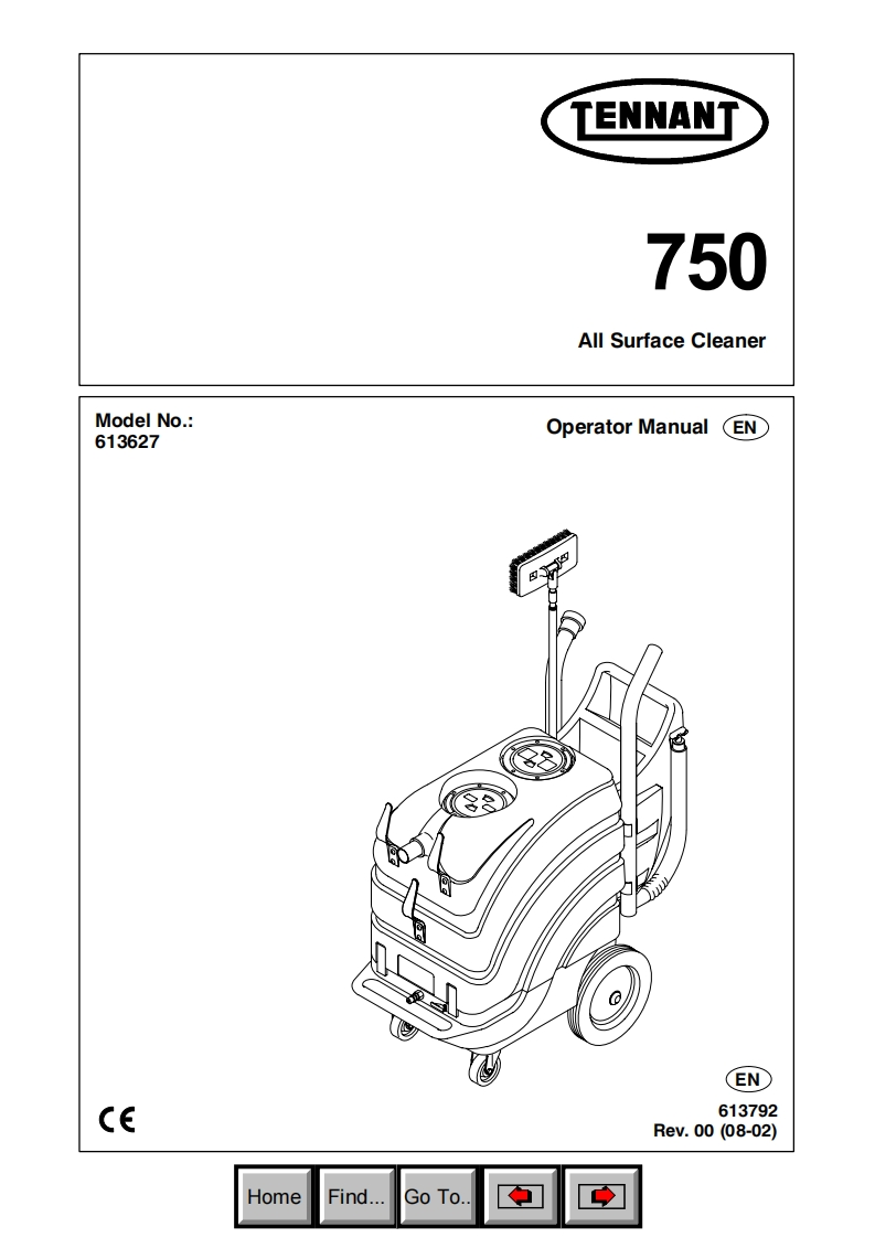 750-manual操作与维护手册